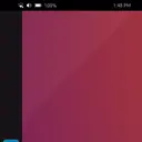 Ubuntu Touch home screen on the Galaxy A50 with the app launcher open